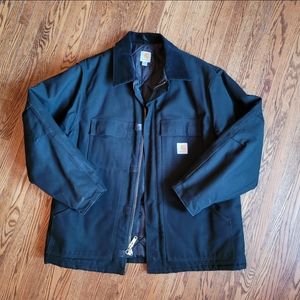 XL Men's Like-New Black Carhartt Winter Jacket